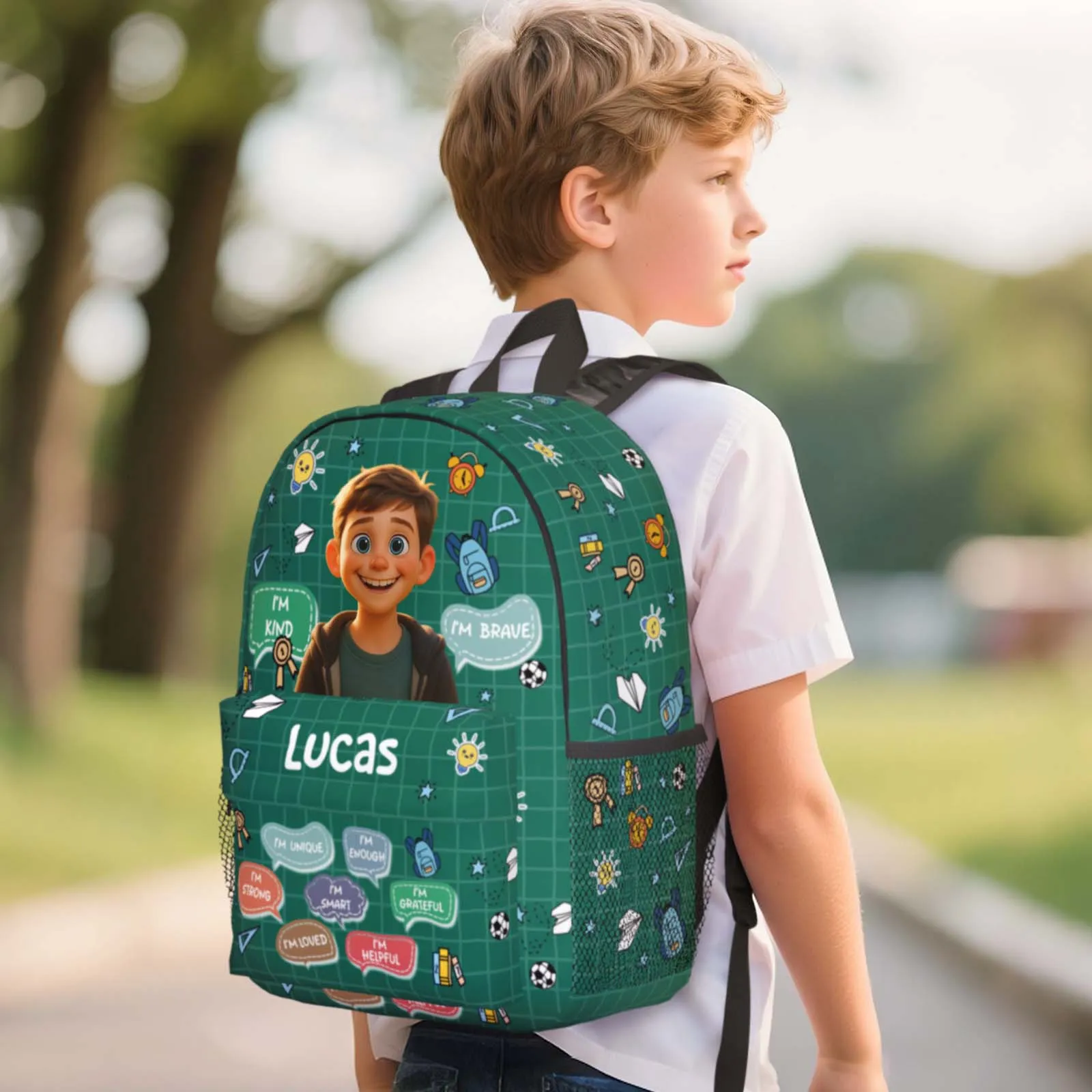 Personalized children's backpack