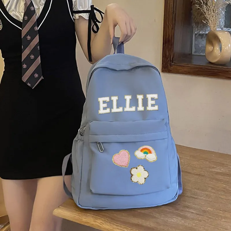 Personalized photo backpack